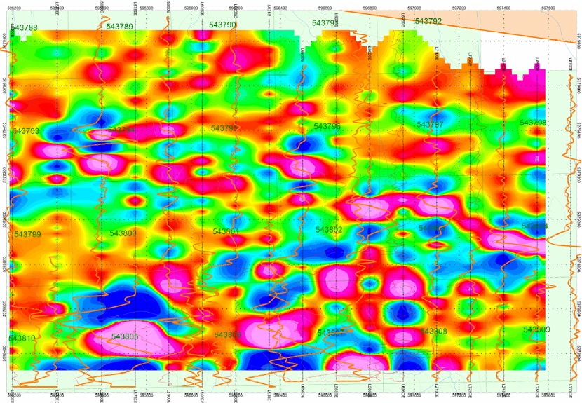 Historic drilling and geophysics